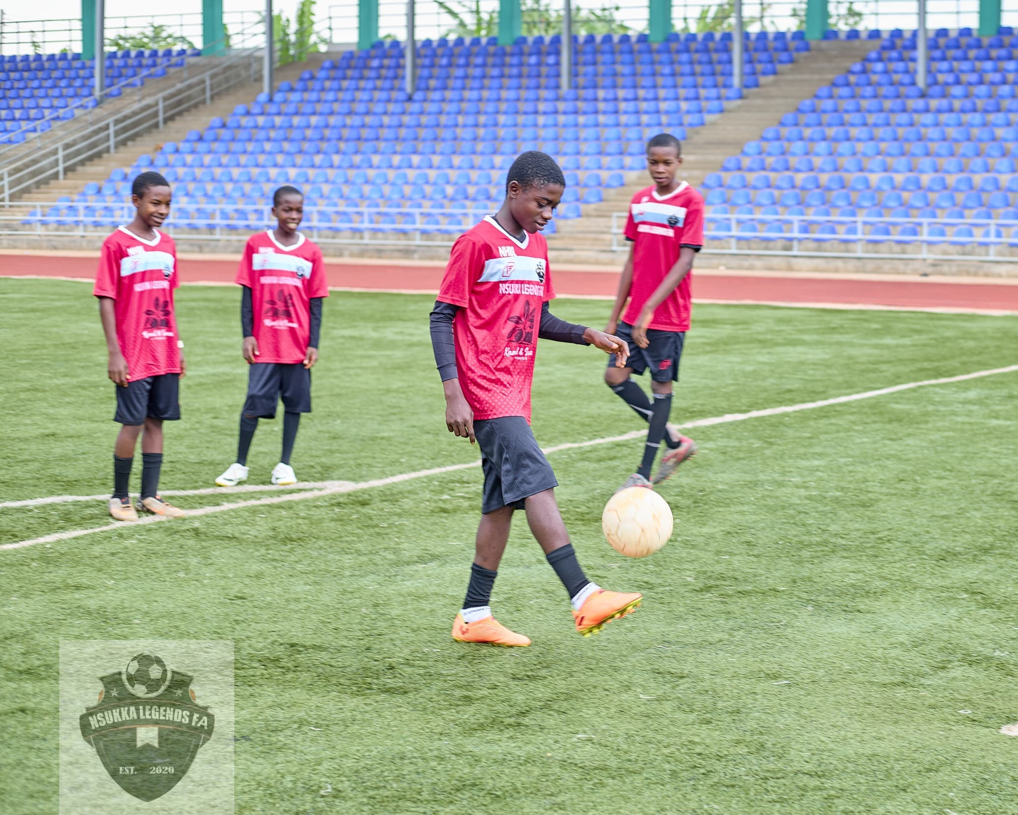 Football training session